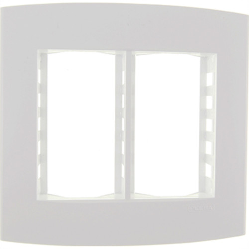 Espelho Placa Peesa Alfa P1533 4X4 6Modulo Branco