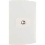 Conjunto Peesa Alfa 1509 1Tomada P/Antena Branco