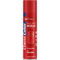 Spray Chemicolor Metalica Vermelho 400Ml