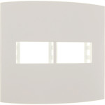 Espelho Placa Peesa Alfa P1522 4X4 2Modulo Branco