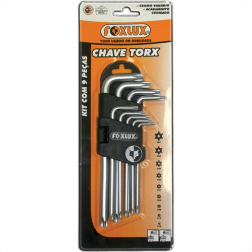 Jogo Chave Torx 09Pc T10 T50 Famastil