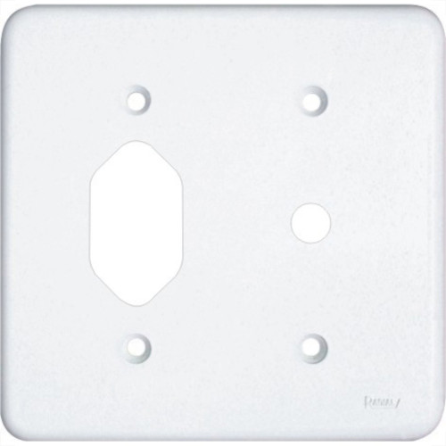 Espelho Placa Radial Pollar 1702029 4X4 1Fur+1Tseg