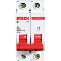 Disjuntor Steck Din Bipolar 80A Sd2 10Ka