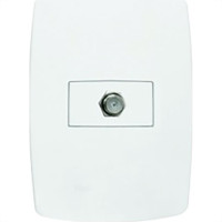 Conjunto Rad Modular Branco 1403004 Tomada P/Antena