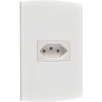 Conjunto Peesa Alfa 1545 1Tomada 20A Branco