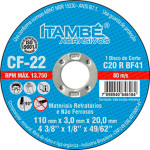 Disco Corte Itambe Refr 4.3/8X20 Cf22