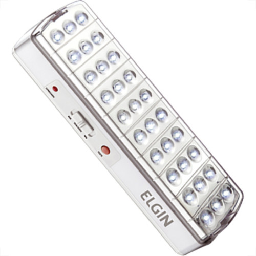 Luminaria Emergencia Bivolt 30 Leds Elgin