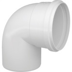 Cotovelo Esgoto Fortlev 50 X 90 Branco - Kit C/25 Unidades