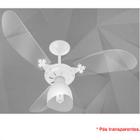 Vent.Teto 3Pas New Cristal 220V Branco Delta