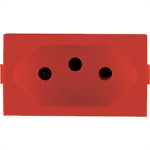Modulo Peesa Alfa 1445V Tomada 20A Vermelho