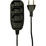 Extensao Ilumi Pl 0,75 10Mt 10A Preto 17932