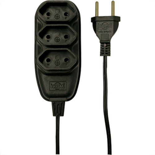 Extensao Ilumi Pl 0,75 10Mt 10A Preto 17932