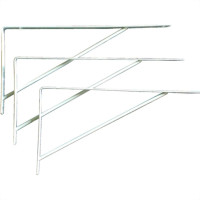 Cantoneira Mao Francesa Podium Th Forte Branco 50Cm - Kit C/12 Unidades