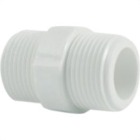 Niple Shiva Rr 1/2 X 1/2 Branco - Kit C/20 Unidades