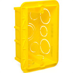 Caixinha Luz Amarela Pial 4X2 - Kit C/32 Unidades