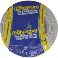Fio Cabo Auto Cobrecom 100mts 4,0mm Cinza