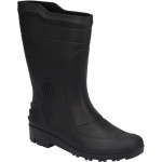 Bota Galocha Pega Forte Preto Cano Medio N.44