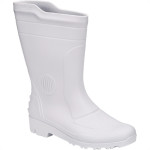 Bota Galocha Pega Forte Branco Cano Medio N.43