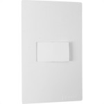 Conjunto Peesa Una Max 1702B 1 Interruptor Paralelo Branco