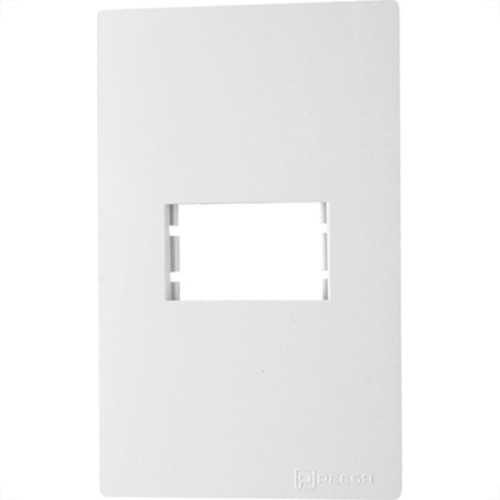 Espelho Placa Peesa Una Max P1702 4X2 1Modulo Branco