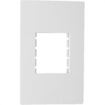 Espelho Placa Peesa Una Max P1705 4X2 2Modulo Branco