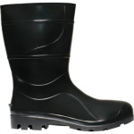 Bota Galocha Crival Preto Cano Medio N.40 S/Forro