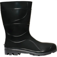 Bota Galocha Crival Preto Cano Medio N.41 S/Forro