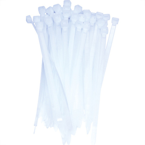 Abracadeira Nylon Brasfort 7,6X450 Branco C/50