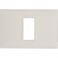 Espelho Placa Pial Plus+ Branco 4X2 1Mod.Horz 8501Bc