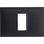 Espelho Placa Pial Plus+ Preto 4X2 1Mod.Horz 8501Pt
