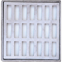 Grelha Alum Compl.30X30 Escovado Sol