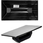 Desempenadeira Pvc Emave Pr C/Borracha 16X28