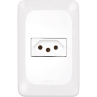 Conjunto Pial Pop 1Tomada 20A Lgx03020 Branco