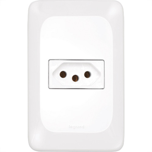 Conjunto Pial Pop 1Tomada 20A Lgx03020 Branco