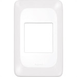 Espelho Placa Pial Pop C/Suporte 4X2 2Int Lgp22 Branco