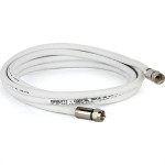Fio Coaxial Kit Rgc06 C/Conector Branco 20Mt