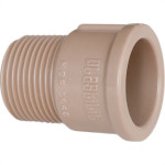 Adaptador Curto Plastilit 1 Marrom - Kit C/25 Unidades