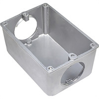 Caixa Piso Alum 4X2 Olivo Baixa 1'' E/S