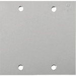 Espelho Placa P/Piso Inox 4X4 Cega Olivo Pll77