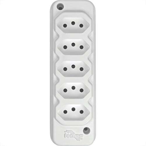 Tomada Barra Techna D Quint 2P+T 10A Branco