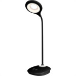 Luminaria Mesa Artic.6W Leds 6000K Preto B_D