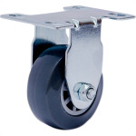 Rodizio Placa Fixa Cinza 50Mm/2 S/F Colson