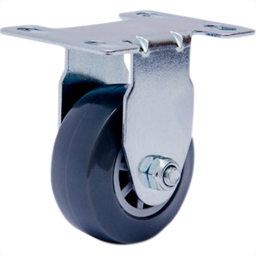 Rodizio Placa Fixa Cinza 50Mm/2 S/F Colson