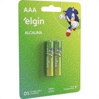 Pilha Alcalina Elgin Palito Aaa2 C/2 - Kit C/10 CA