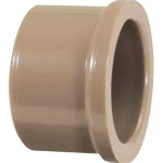 Caps Plastilit PVC Liso Liso 2.1/2 Marrom - Kit C/5 Unidades