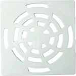 Grelha Plast Quadr Branco 10X10 Luconi