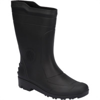 Bota Galocha Pega Forte Preto Cano Medio N.42 S/Forro
