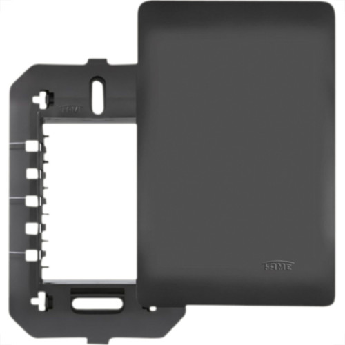 Espelho Placa Fame Habitat Black 4068 4X2 Cega