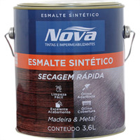 Tinta Esmalte. Galao 3,6 Litros Sintetico Nova Verm