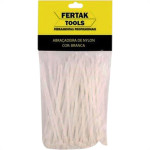 Abracadeira Nylon Fertak 2,5X200 Branco C/100